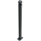 Ornamental bollard | Series 474B | � 76 mm | stationary, to be fixed by plugswith base plate 100 x 150 mm | without lock | without eyelet